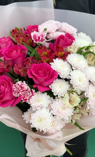 Розовый букет 