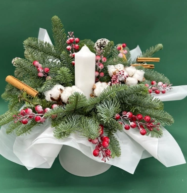 Зимняя сказка свечи