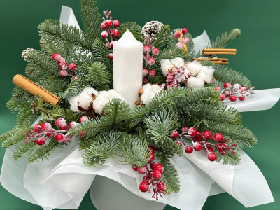 Зимняя сказка свечи