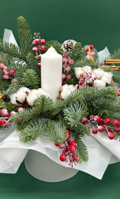 Зимняя сказка свечи