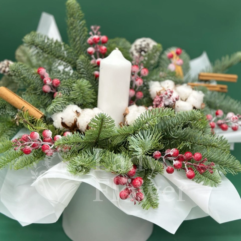 Зимняя сказка свечи