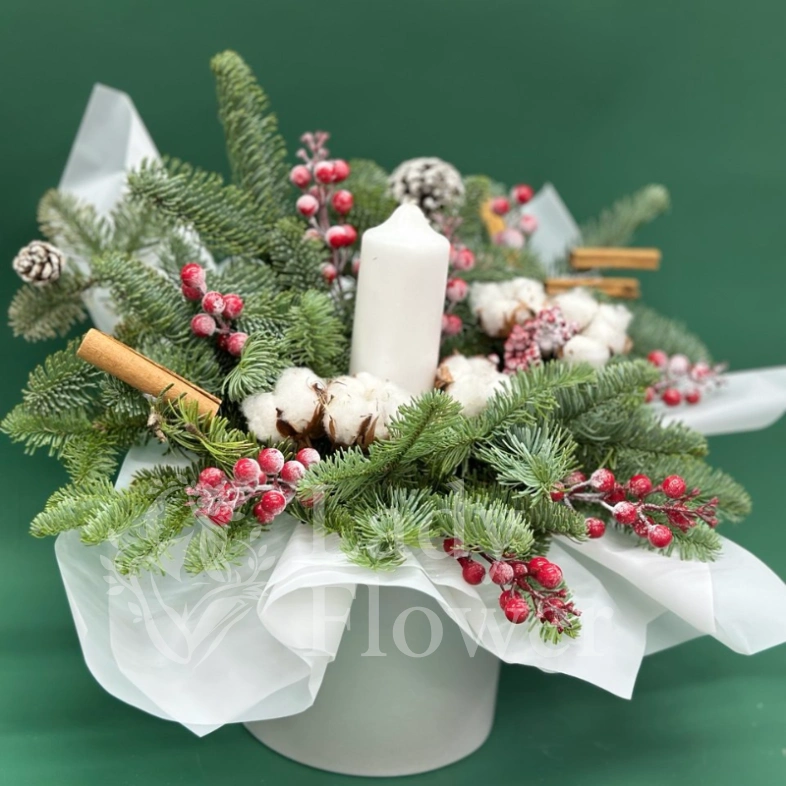 Зимняя сказка свечи