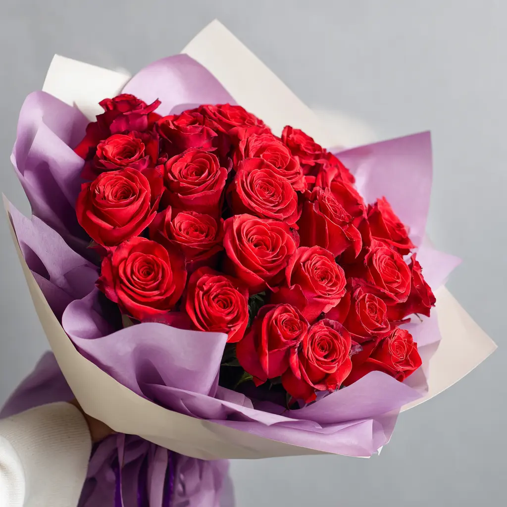 Красные розы «Чувства без слов»